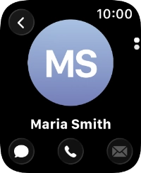 Press the call icon.