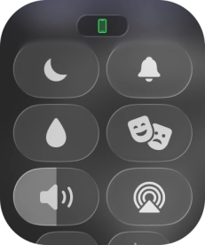 Press the sound mode icon to turn silent mode on or off.