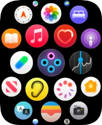 Press the heart rate sensor icon.