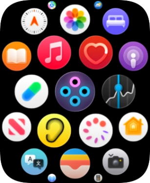 Press the heart rate sensor icon.