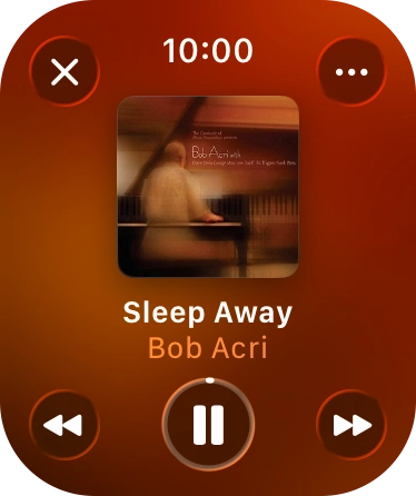 Turn the Digital Crown to select the required volume.