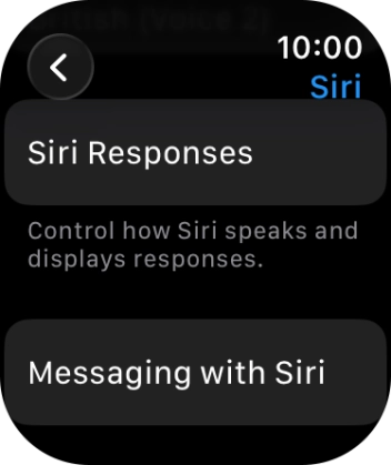 Press Siri Responses.