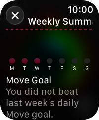 Press the Digital Crown several times to return to the main menu.