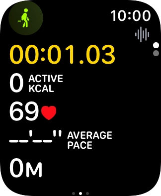 Slide your finger right starting from the left side of the screen.