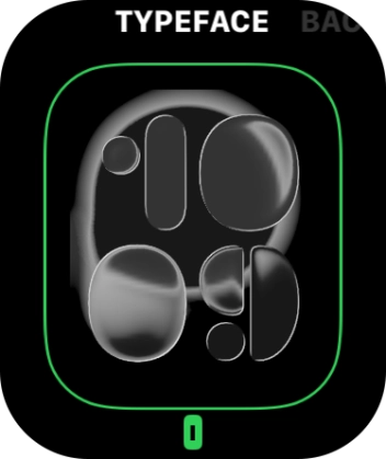 Turn the Digital Crown to change between the different designs.