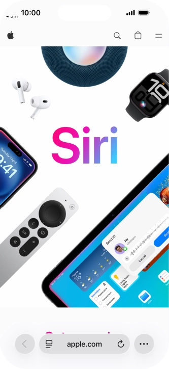 Slide your finger upwards starting from the bottom of the screen to return to the home screen.