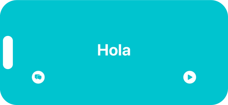 Press the split view icon to go back to display of both languages.