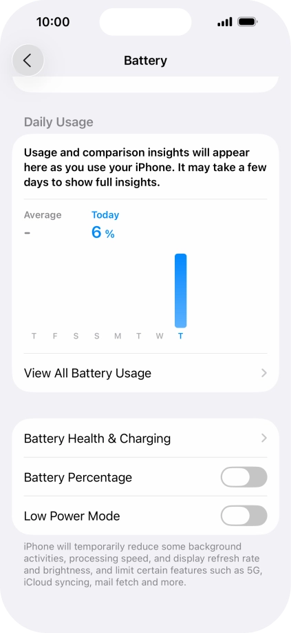 Press Battery Health & Charging.