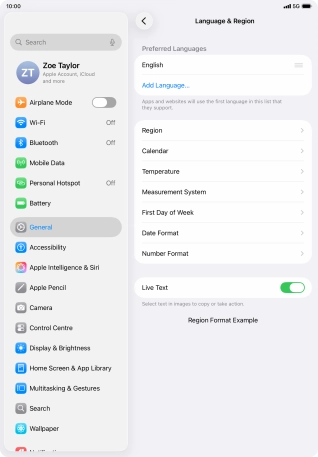Press Add Language....