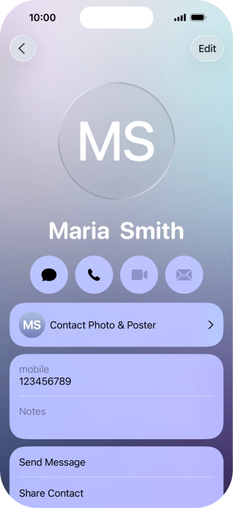 Slide your finger upwards starting from the bottom of the screen to return to the home screen.