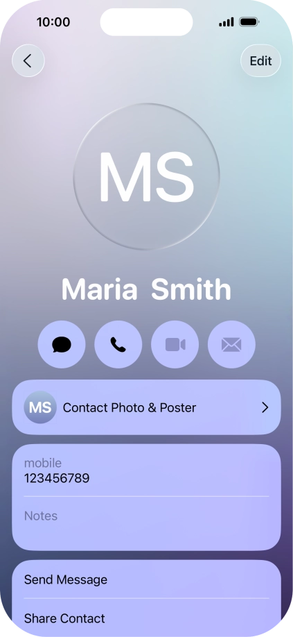 Slide your finger upwards starting from the bottom of the screen to return to the home screen.