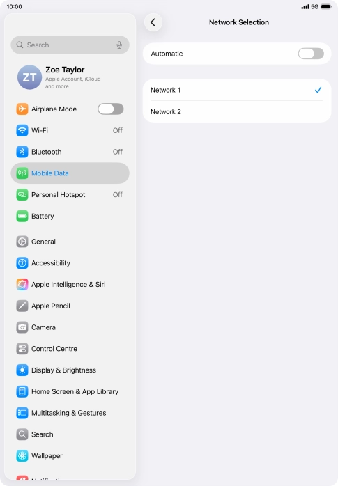 Slide your finger upwards starting from the bottom of the screen to return to the home screen.