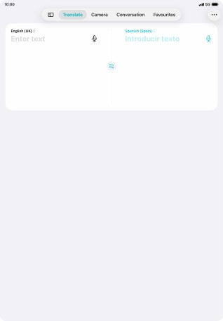 Press the first drop down list.