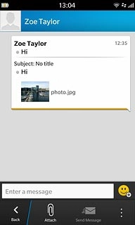 Press the required picture message to read the message.
