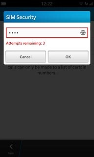 Key in your PIN2 and press OK.