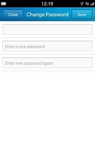 Press Enter a new password and key in the new barring password.