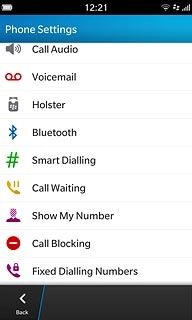Press Fixed Dialling Numbers.