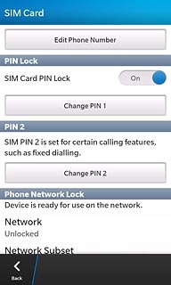 Press Change PIN 2.