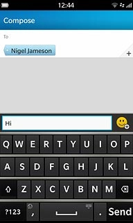 Press Send.