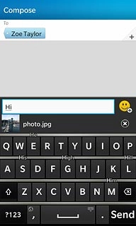 Press Send.