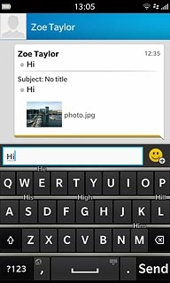 Press Send.