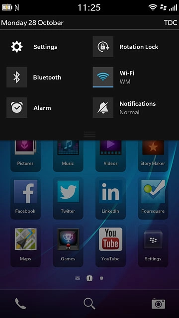 Slide your finger down the display starting from the top edge of your phone.Press the silent mode icon to turn the function on or off.