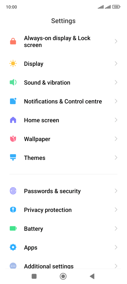 Xiaomi Redmi Note 11 - Turn screen lock on or off | Vodafone UK Xiaomi Redmi Note 11 - Turn screen lock on or off | Vodafone UK
