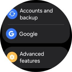 Press Advanced features.