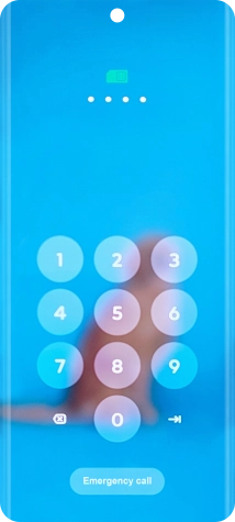 Key in the new PIN again and press arrow right.