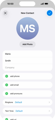Press add phone.