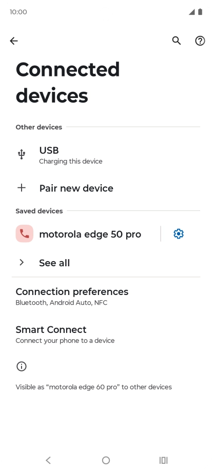 Press the Home key to return to the home screen.