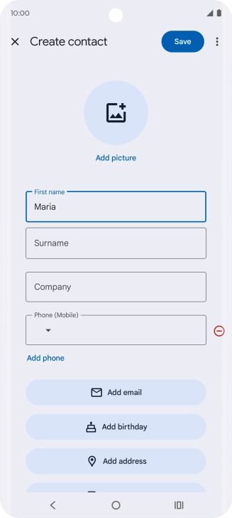 Press Surname and key in the required last name.