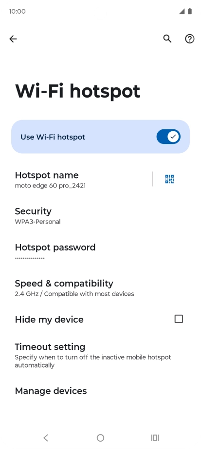 Press the Home key to return to the home screen.