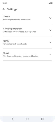 Press Network preferences.