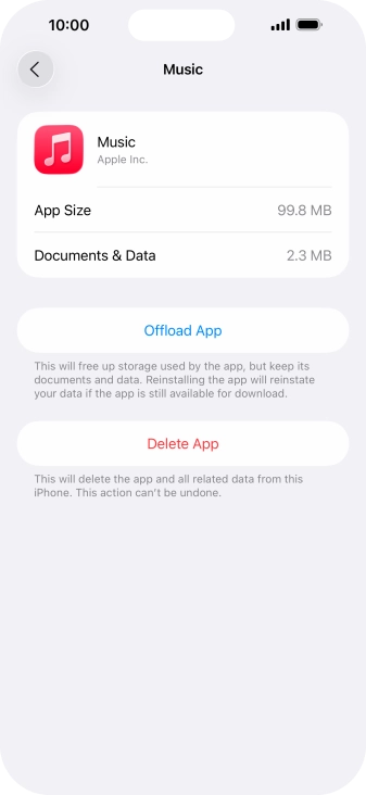 Press Offload App.
