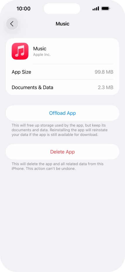 Press Offload App.
