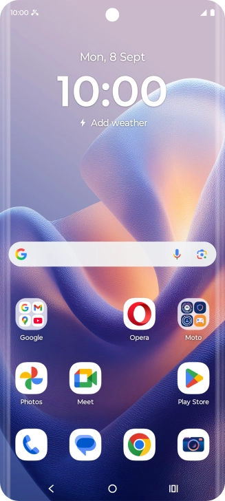 The missed calls icon shows that you have one or more missed calls.