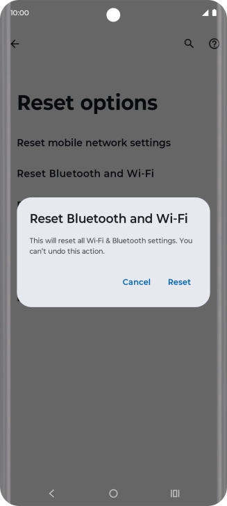 Press Reset.