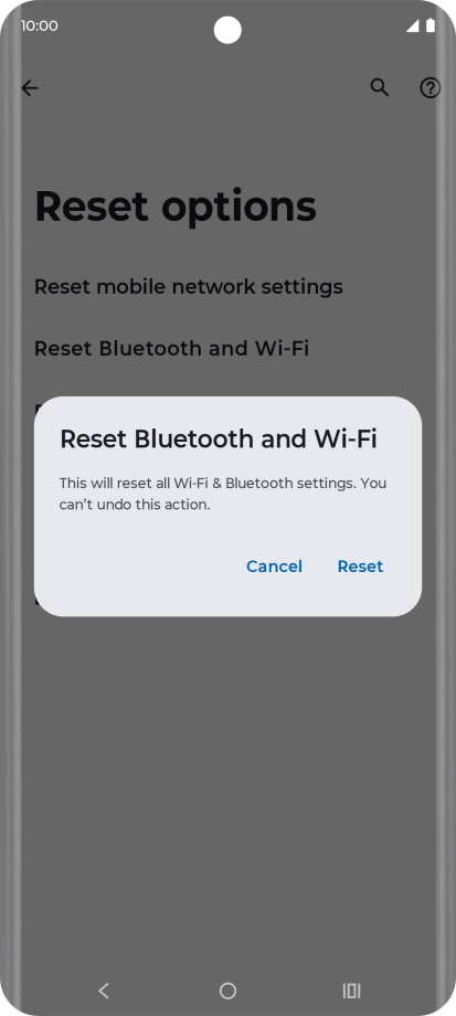 Press Reset.
