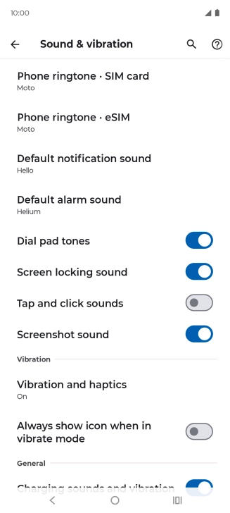 Press Phone ringtone.