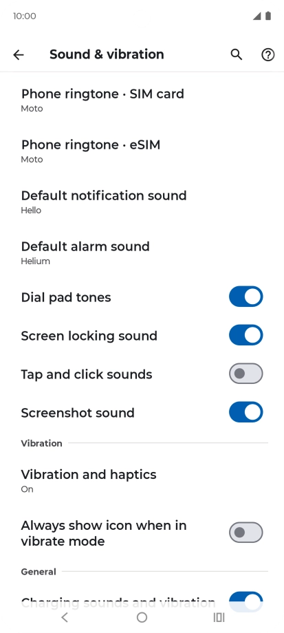 Press Phone ringtone.