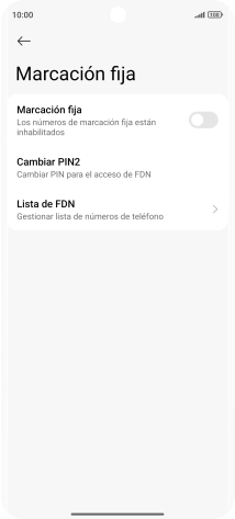 Pulsa el indicador junto a 