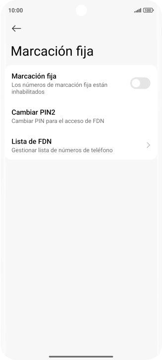 Pulsa el indicador junto a 