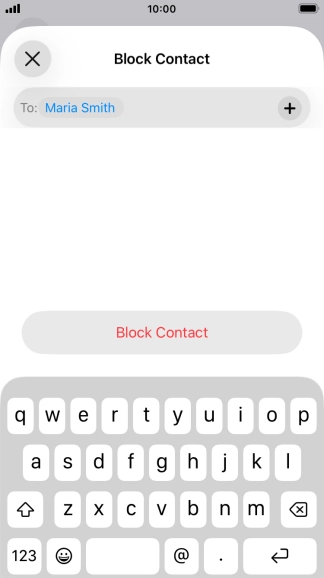 Press To: and key in the number you want to block.