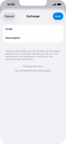 Press Description and key in the required name.