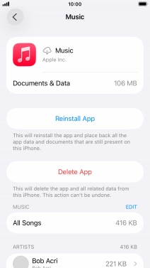 Press the Home key to return to the home screen.