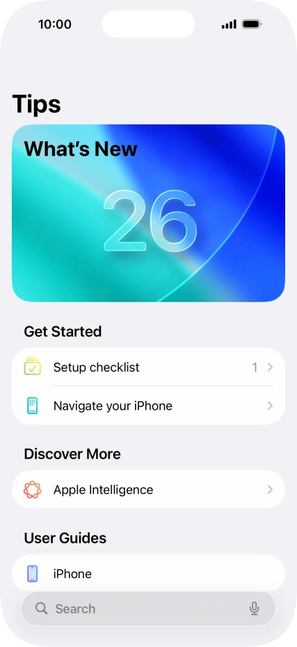 Slide your finger upwards starting from the bottom of the screen to return to the home screen.
