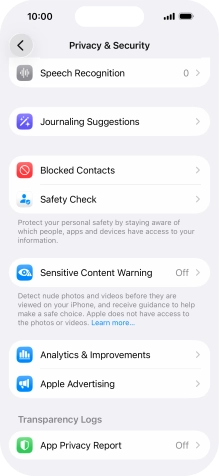 Press Sensitive Content Warning.