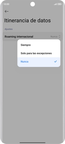 Pulsa el ajuste deseado para activar o desactivar la función.