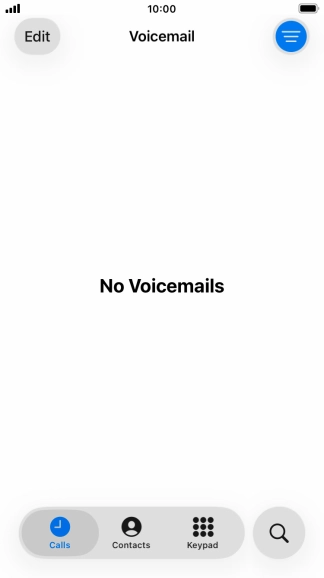 Press the Home key to return to the home screen.